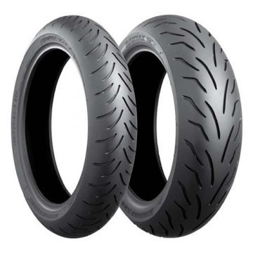 Anvelopa scuter moped BRIDGESTONE 120 80-12 TL 55J SC1 Fata Spate