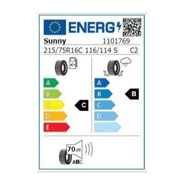 Anvelopa vara Sunny NL106215/75R16C 116/114S