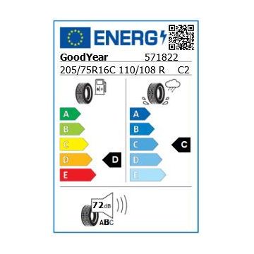 Anvelopa iarna Goodyear Ultragrip Cargo205/75R16C 110/108R