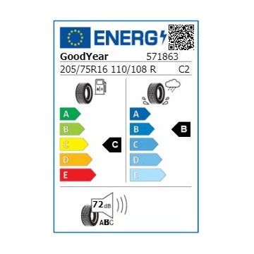 Anvelopa all-season Goodyear Vector4Seasons Cargo205/75R16C 110/108R Anvelopa all-season Goodyear Vector4Seasons Cargo205/75R16C 110/108R