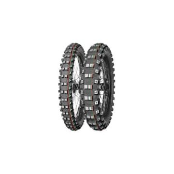 [70000115] Cross/enduro tyre MITAS 60/100-14 TT 29M TERRA FORCE-MX MH Front NHS red & green stripe